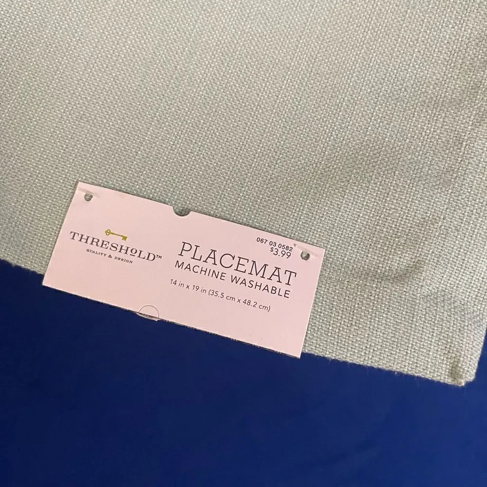Threshold Target 5-Piece Table Linen Set | Table Runner + 4 Placemats NWT